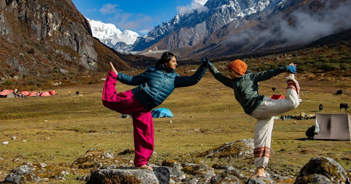 Practice mindfulness in nature in Dharamkot.