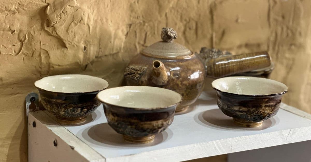 Ceramic pieces by Anton Filonov.