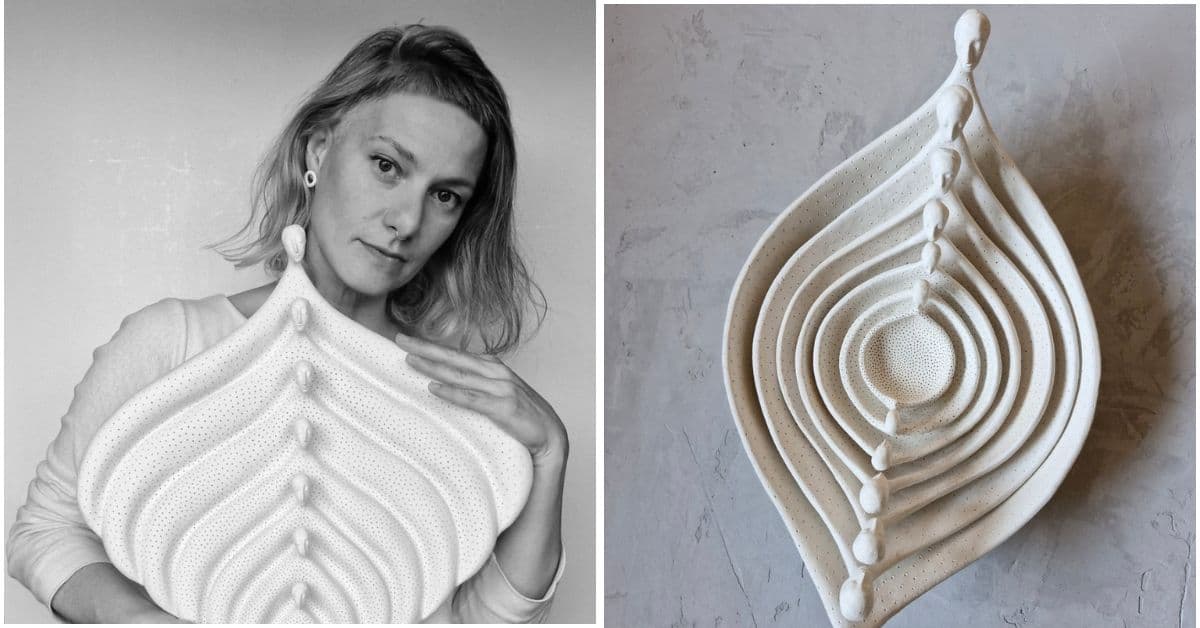 Irina Lapenko artist portrait and ceramic practice.