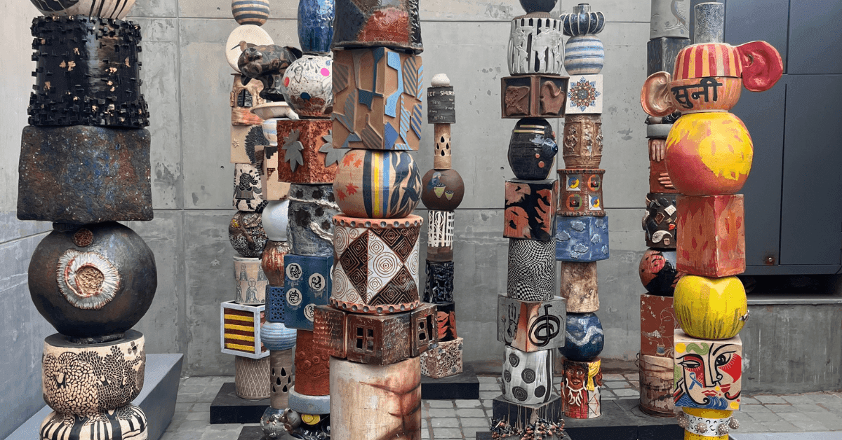 Clay in common installation at India Art Fair 2024.