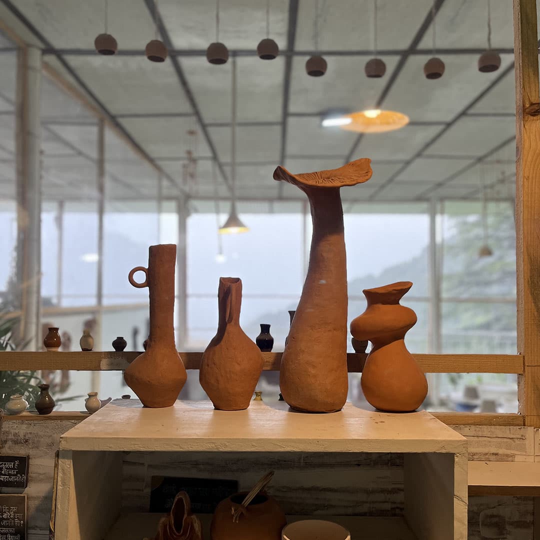 Pottery inspired by the natural world.
