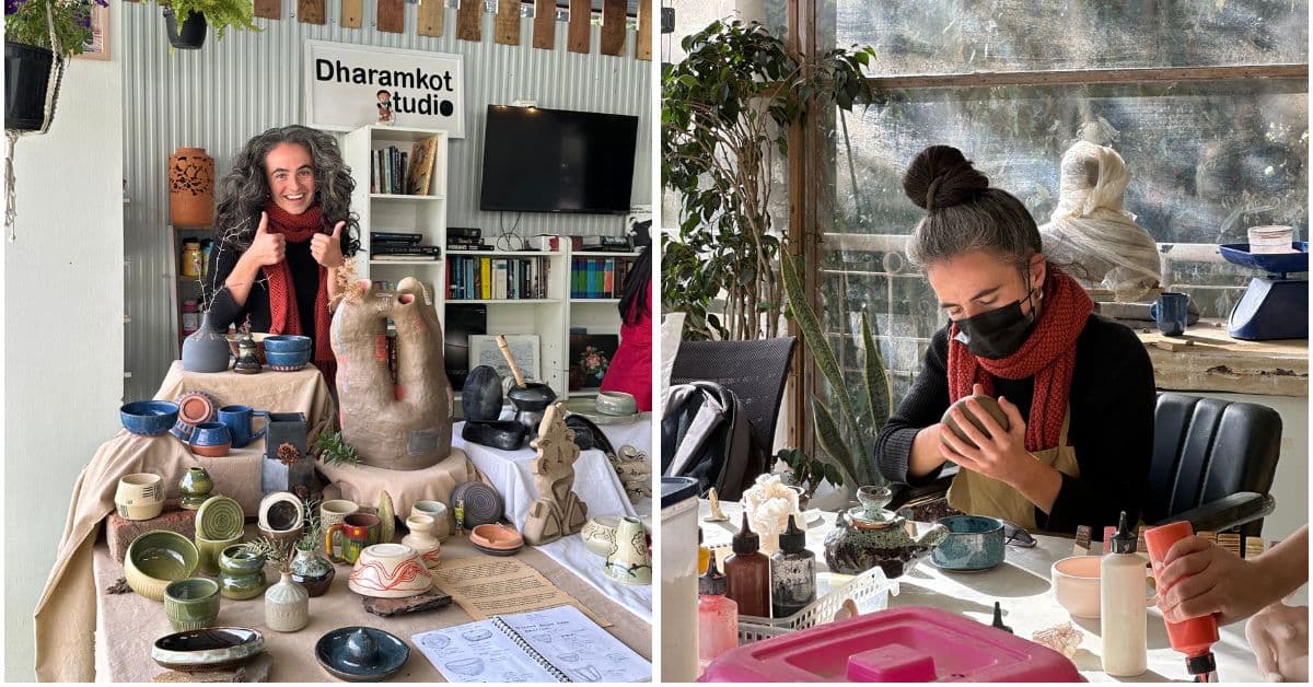 Maya from the 5-week beginner’s pottery course.