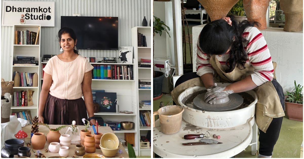 Sahitya from the 5-week beginner’s course at Dharamkot Studio.